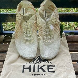 Women’s Hike Footwear Brand White and Tan Sneakers